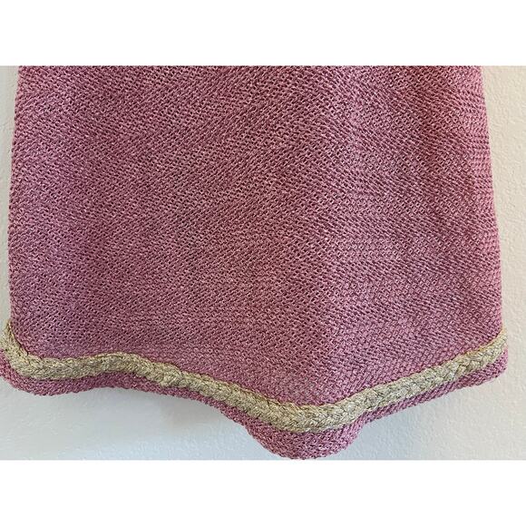 NWT Pho Firenze Knit Mini Dress Womens Medium Fairy Whimsy Event Pink Barbiecore - Picture 14 of 16